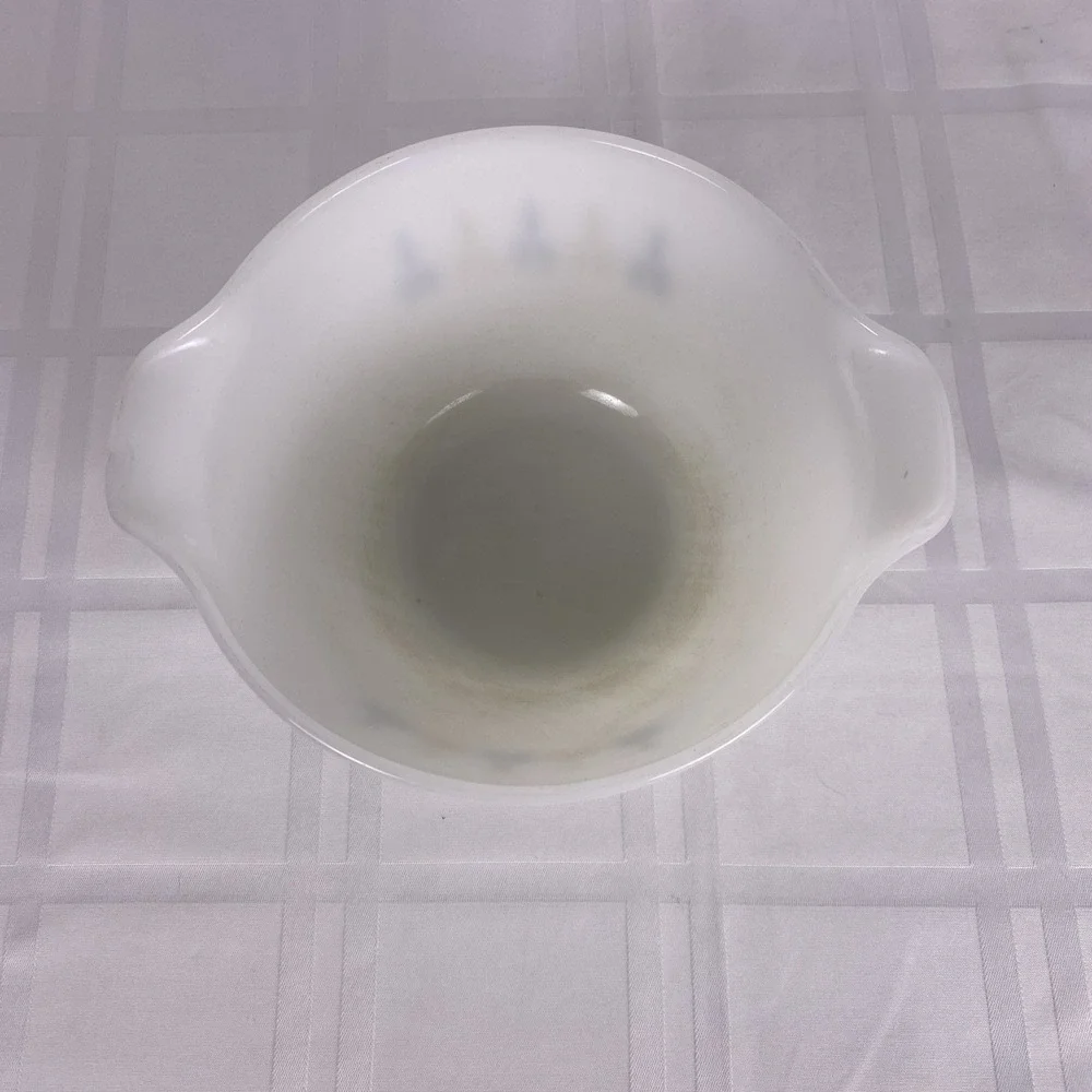 Anchor Hocking Fire King Candle Glow 2 Handle Mixing Bowl Serving Dish 7